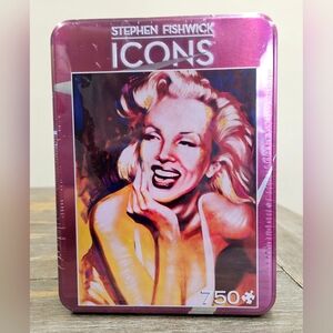 NIB Stephen Fishwick Icons 750 Piece Jigsaw Puzzle Marilyn Monroe